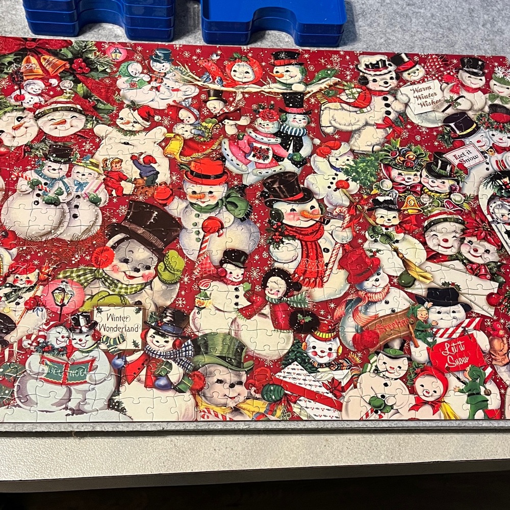 Winter Wonderland Snowman Puzzle 500 piece